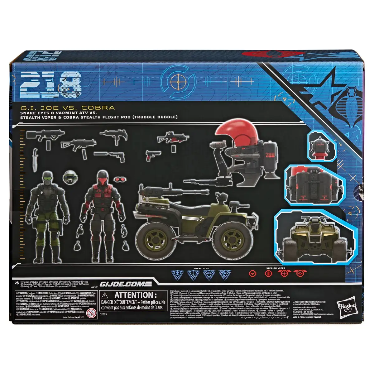 Snake Eyes & Varmint ATV Stealth Viper & Cobra Stealth Flight Pod 6