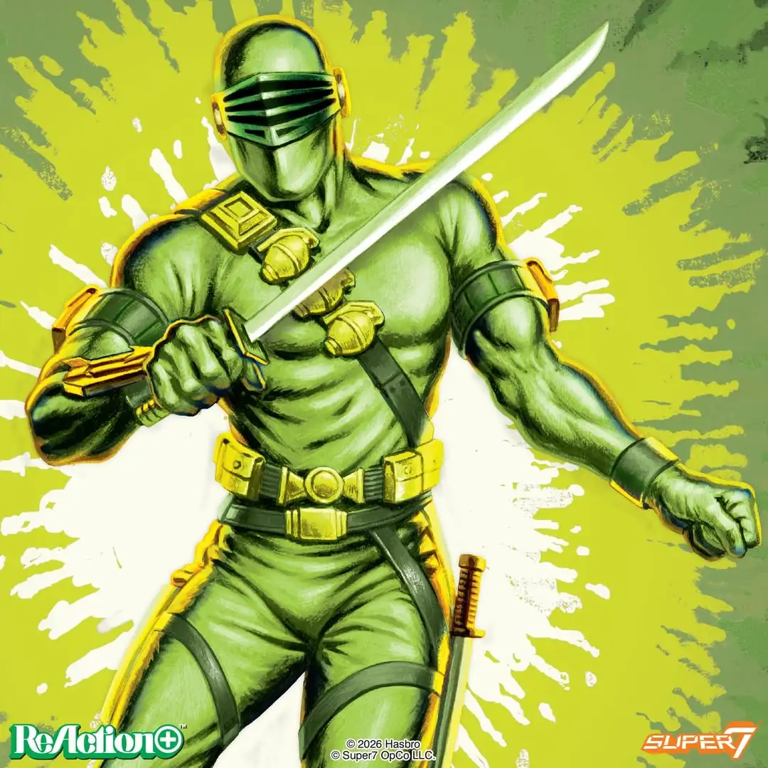 Super7 GI Joe ReAction+ Glow in the Dark Snake Eyes Joe Fest 2026 Exclusive tease 1
