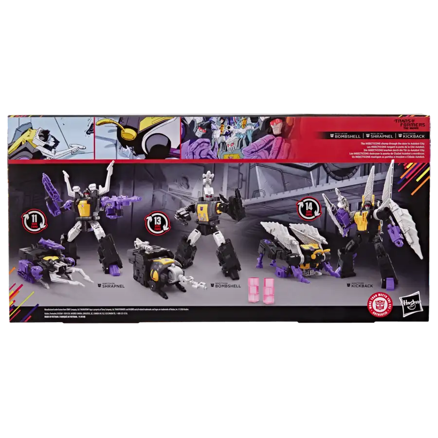 TF TFTM MTMTE COLLECTION INSECTICON BOMBSHELL, INSECTICON SHRAPNEL, & INSECTICON (1)