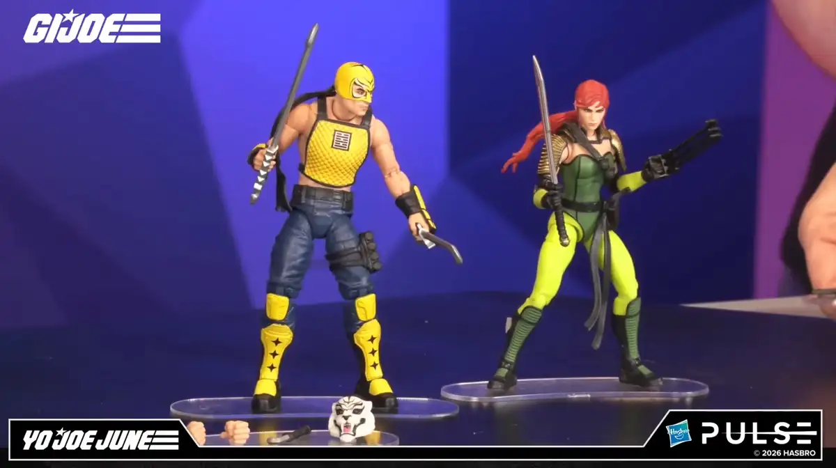 T Jbang abd Scarlett Ninja Force Yo Joe June 2026 GI Joe Classidied Series FanStream Reveals 1