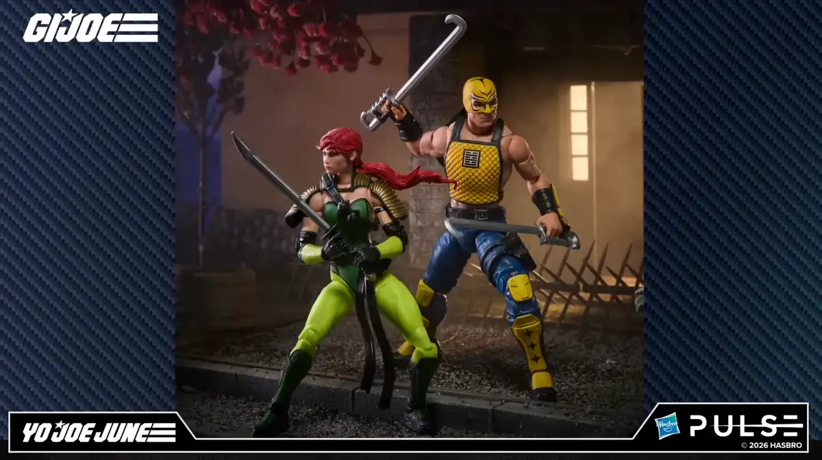 T Jbang abd Scarlett Ninja Force Yo Joe June 2026 GI Joe Classidied Series FanStream Reveals 2