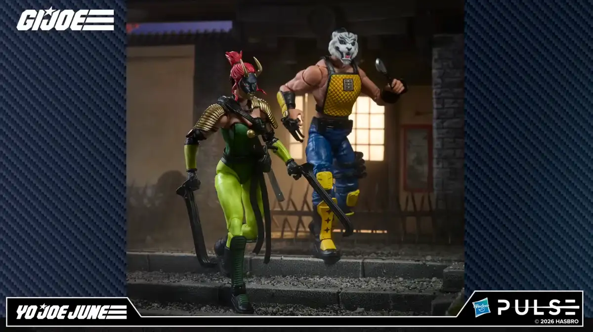 T Jbang abd Scarlett Ninja Force Yo Joe June 2026 GI Joe Classidied Series FanStream Reveals 3