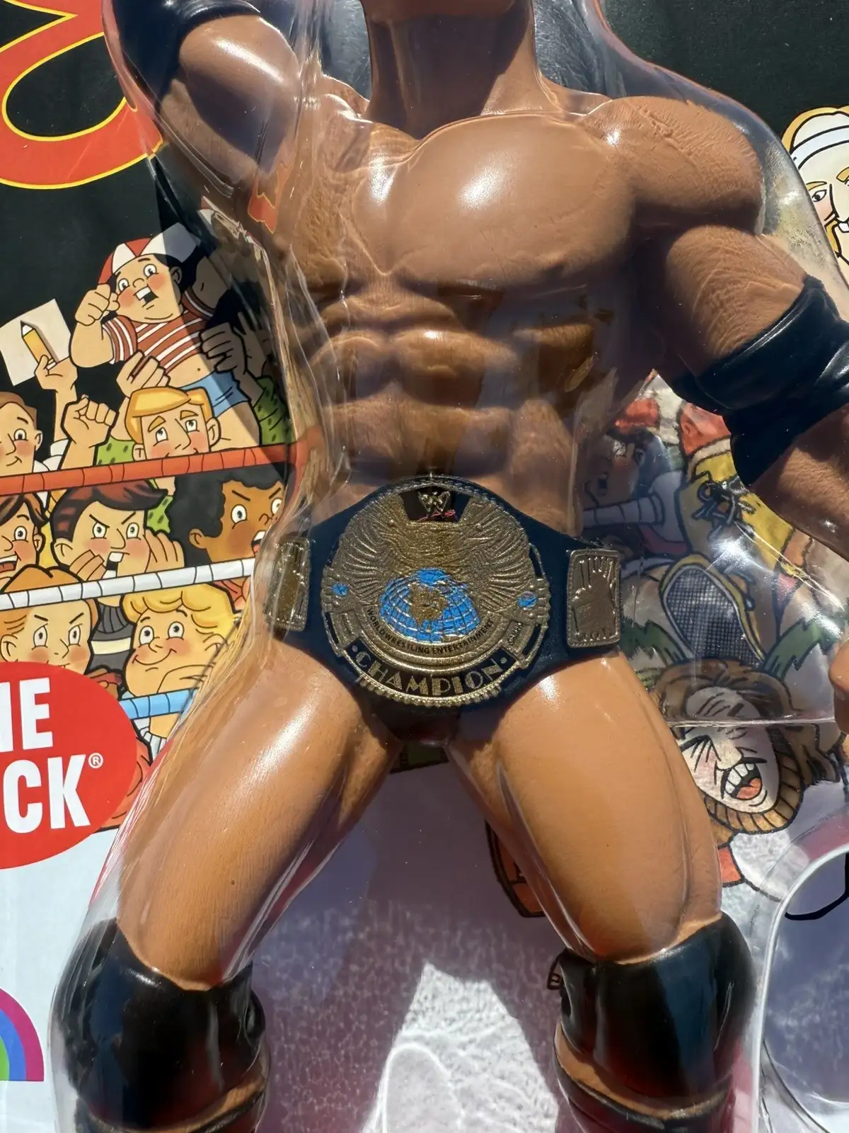 The Rock LJN WWE Superstars Series 3 In Hand 1g