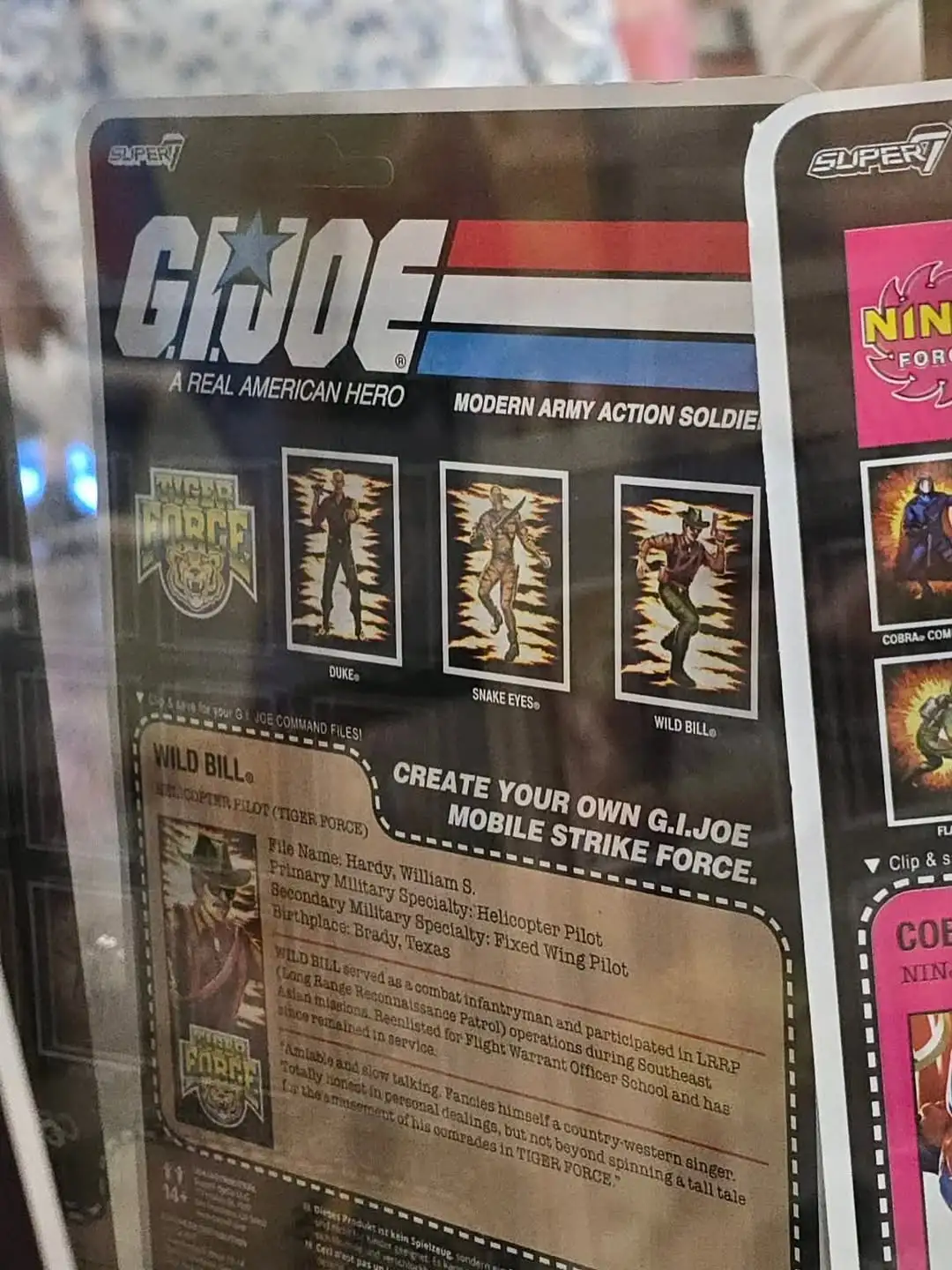 Tiger Force Wild Bill Super7 ReAction+ Wave 9 2