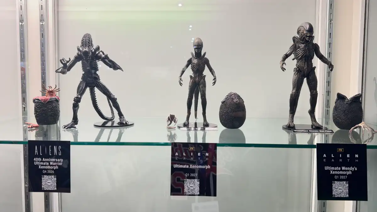 Aliens 40th Anniversary and Alien Earth NECA SDCC 2026 Booth Images 1