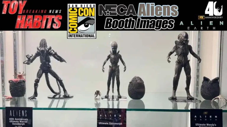 Aliens 40th Anniversary and Alien Earth NECA SDCC 2026 Booth Images