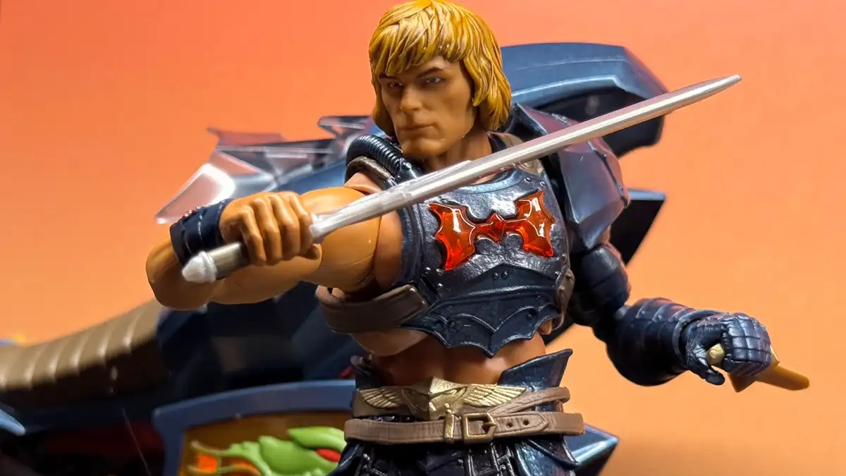 Armored He Man MOTU Chronicles SDCC 2026 Booth Reveal 2