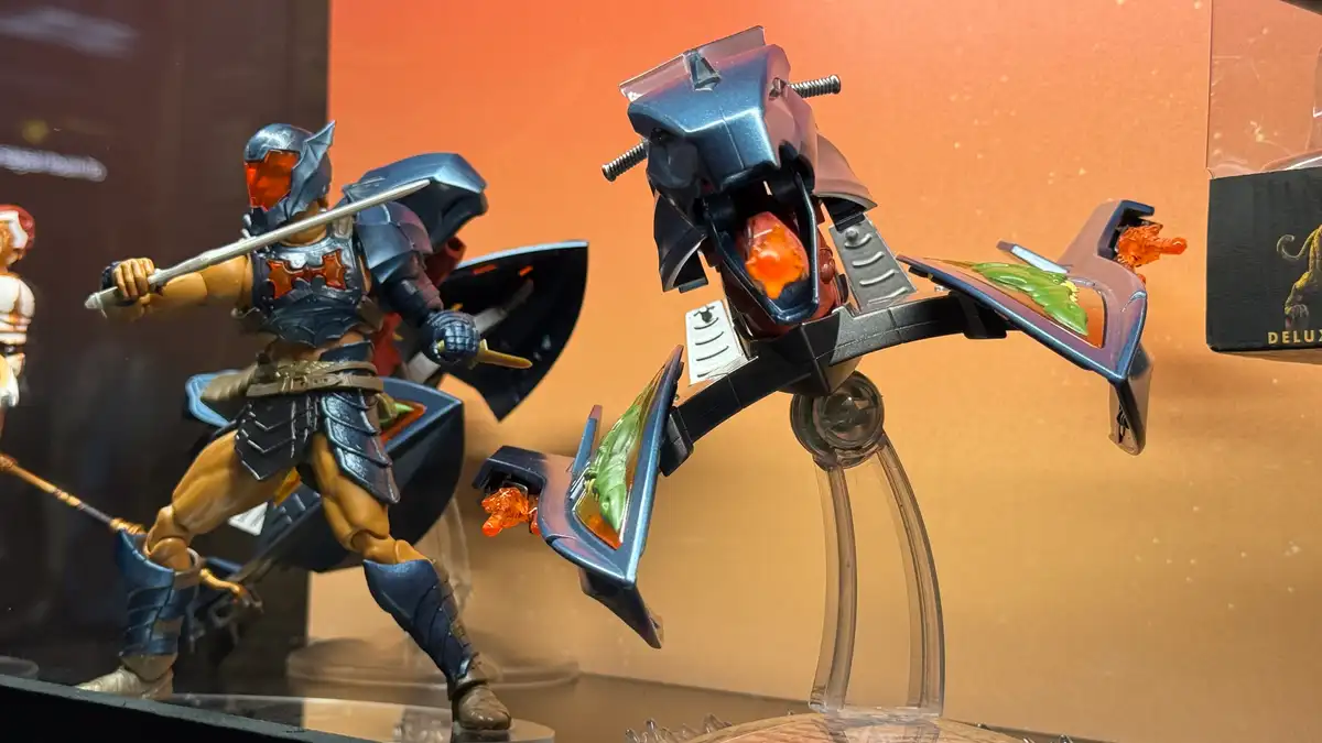 Armored He Man MOTU Chronicles Wave 1 SDCC 2026 Booth Reveal 2