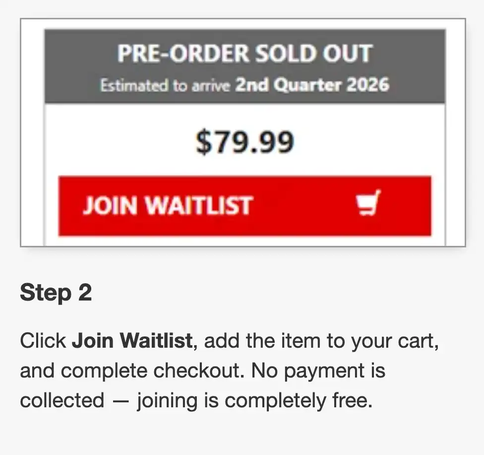 BBTS Big Bad Toy Store Waitlist Step 2