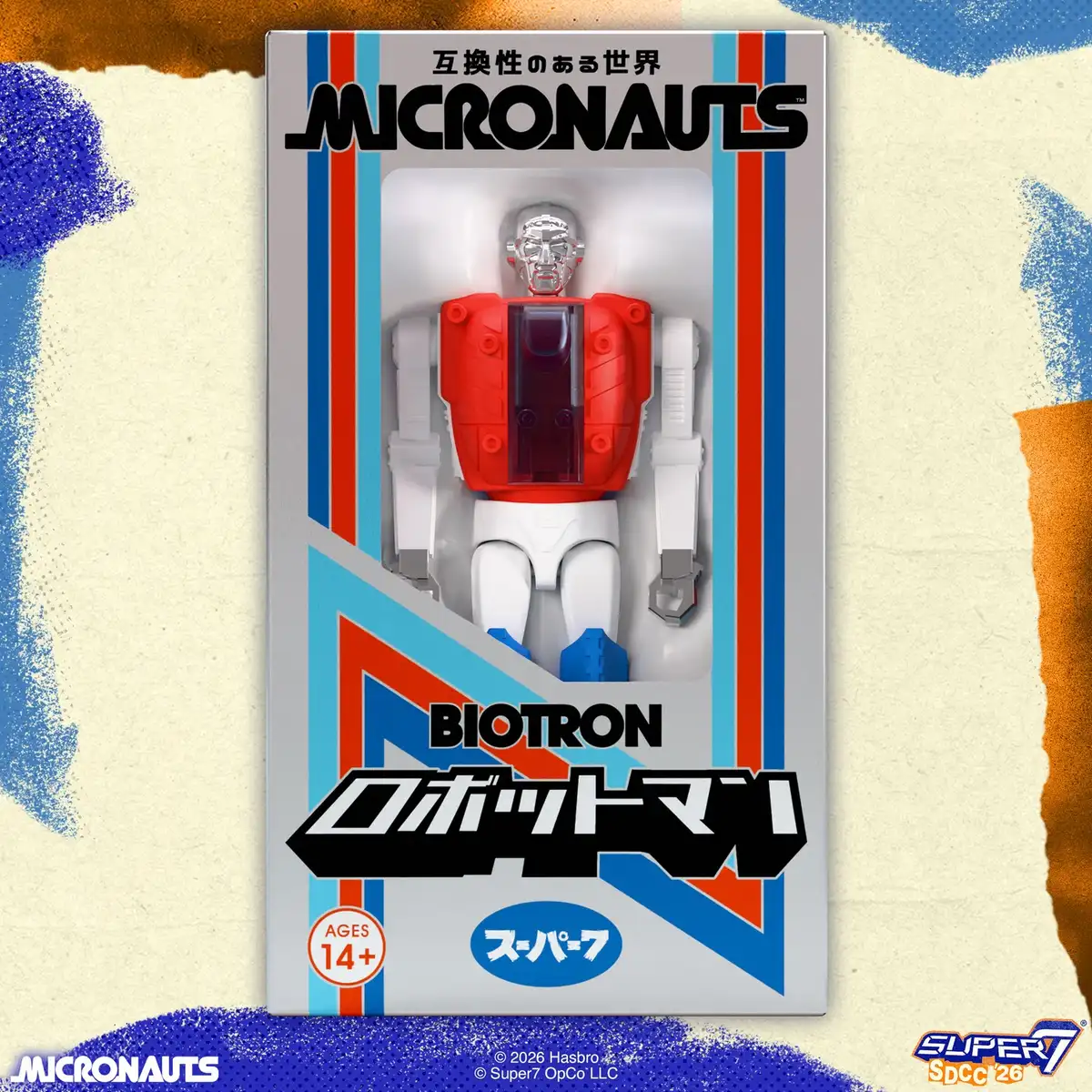 Biotron and Baron Karza Micronauts Japanese Inspired Super7 ReAction+ SDCC 2026 Exclusives 2