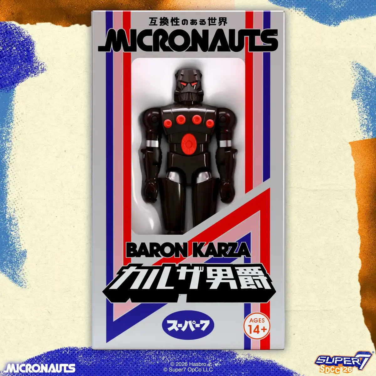 Biotron and Baron Karza Micronauts Japanese Inspired Super7 ReAction+ SDCC 2026 Exclusives 3