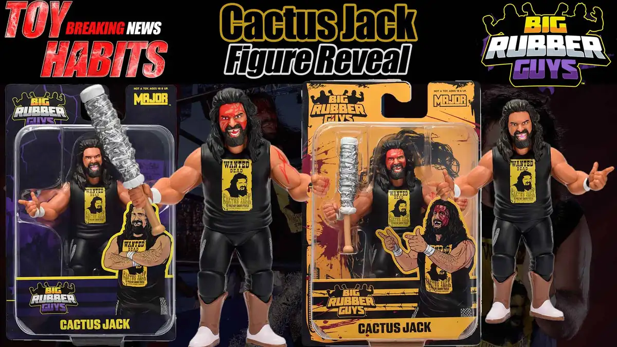 Cactus-Jack-Big-Rubber-Guys-Wrestling-Figure--Reveal