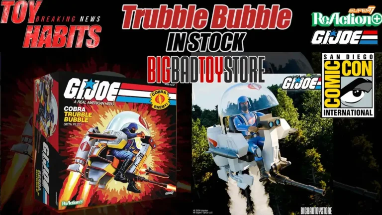 Cobra Trubble Bubble GI Joe ReAction+ SDCC 2026 BBTS Exclusive In Stock