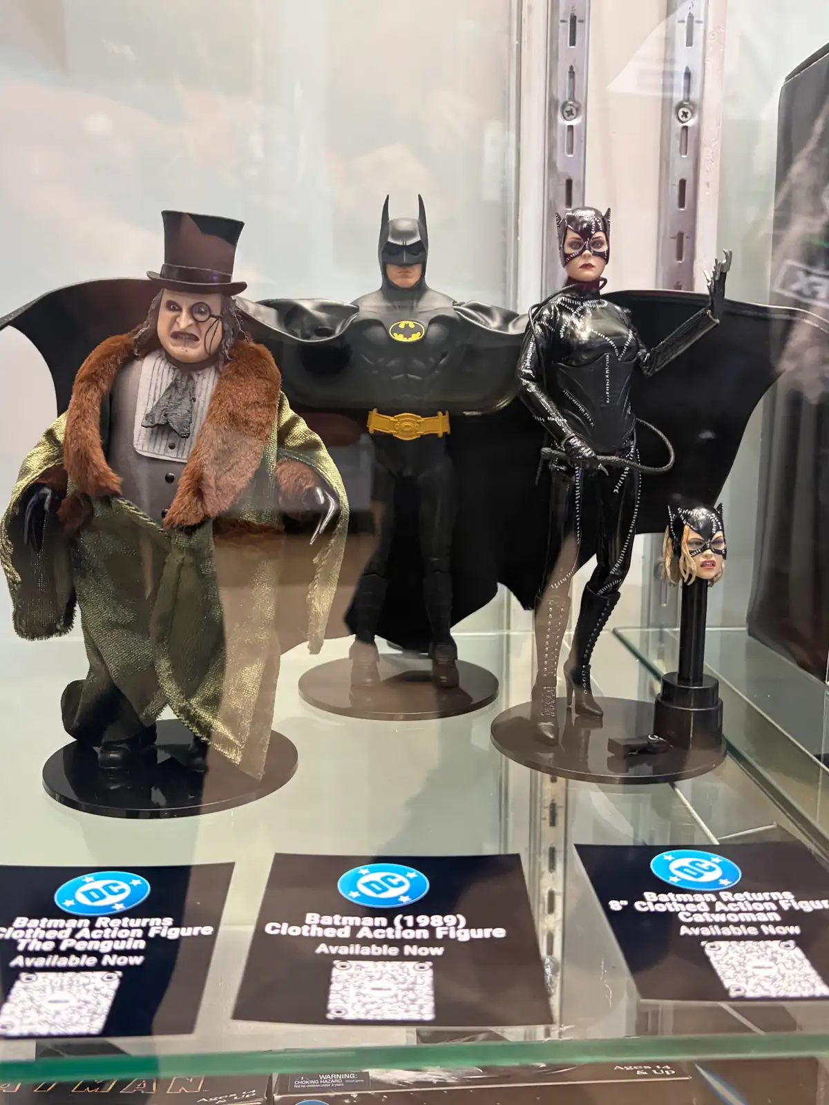 DC 8 inch Clothed Superheroes NECA SDCC 2026 Booth Images 2