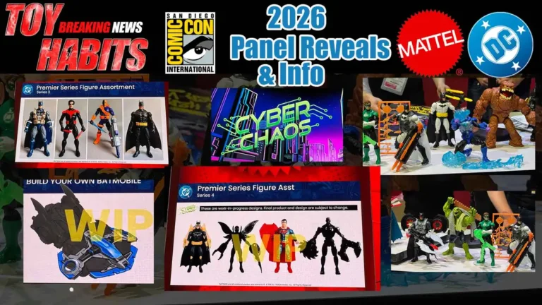 DC Mattel Panel & Cyber Chaos Line Revealed At SDCC 2026