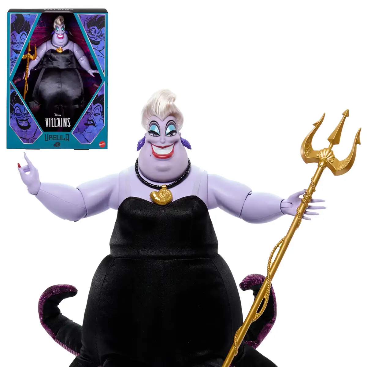 Disney Collector Ursula Collectible Villains Fashion Doll in Signature Look with 1 Accessory 01