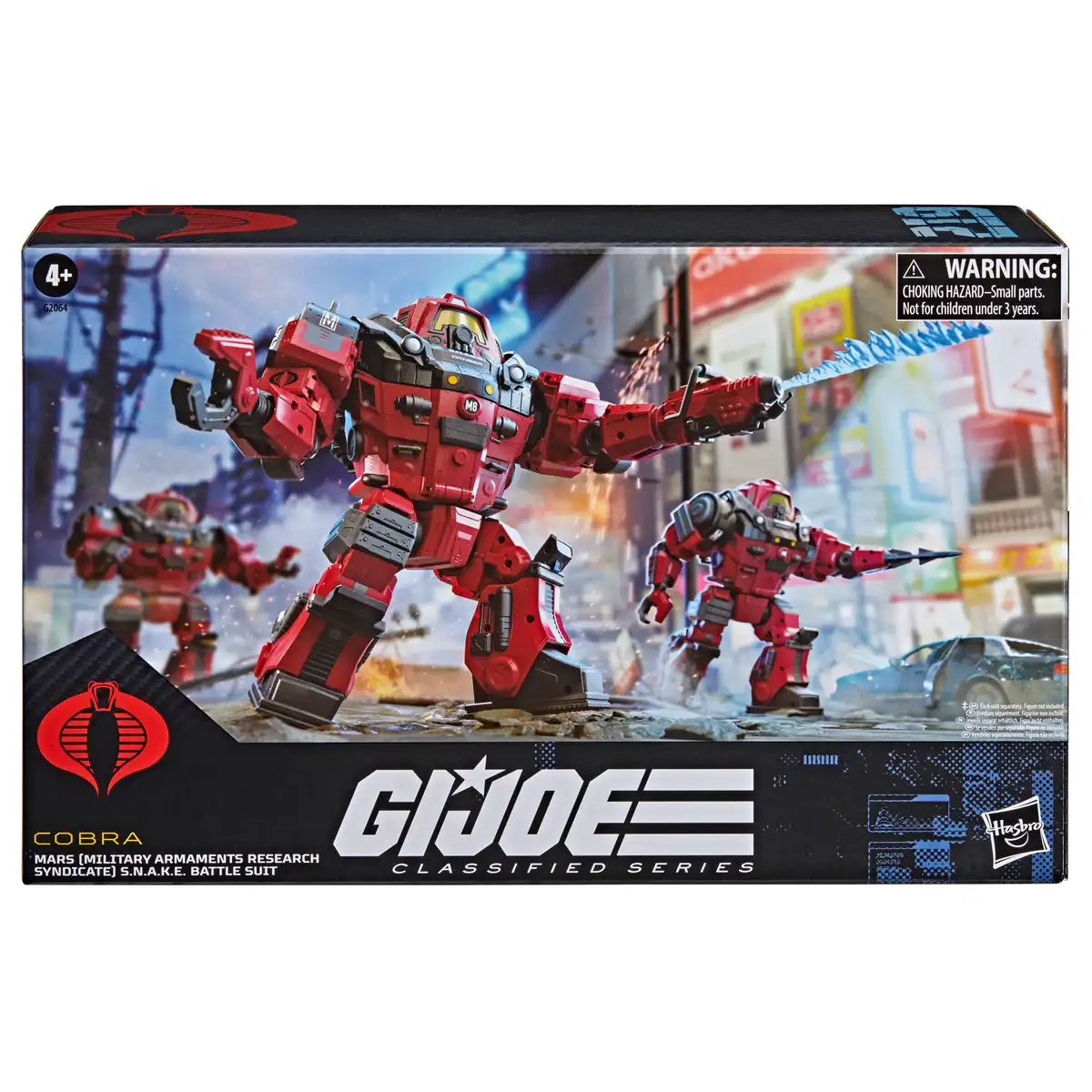G.I. JOE CLASSIFIED SERIES #219, MARS (MILITARY ARMAMENTS RESEARCH SYNDICATE) S.N.A.K.E. (SYSTEM NEUTRALIZER ARMED KLOAKING EQUI (1)