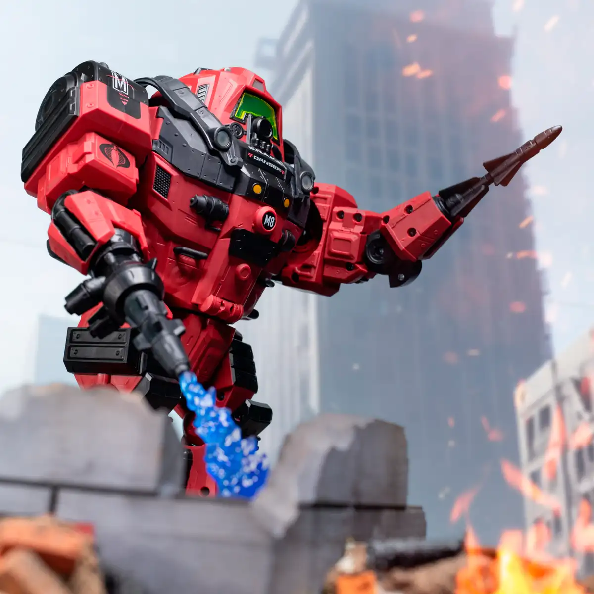 G.I. JOE CLASSIFIED SERIES #219, MARS (MILITARY ARMAMENTS RESEARCH SYNDICATE) S.N.A.K.E. (SYSTEM NEUTRALIZER ARMED KLOAKING EQUI (5)