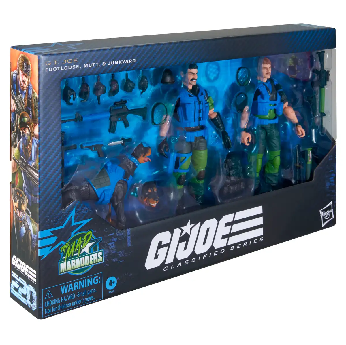 G.I. JOE CLASSIFIED SERIES #220, MAD MARAUDERS FOOTLOOSE, MUTT, & JUNKYARD (4)
