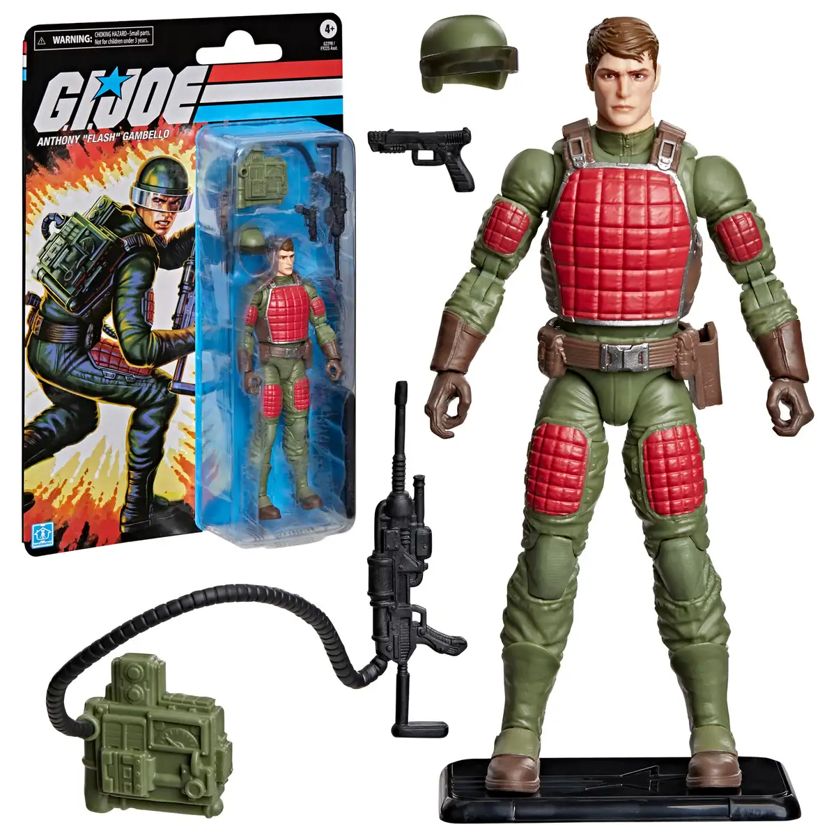 G.I. JOE CLASSIFIED SERIES RETRO CARDBACK ANTHONY FLASH GAMBELLO (7)