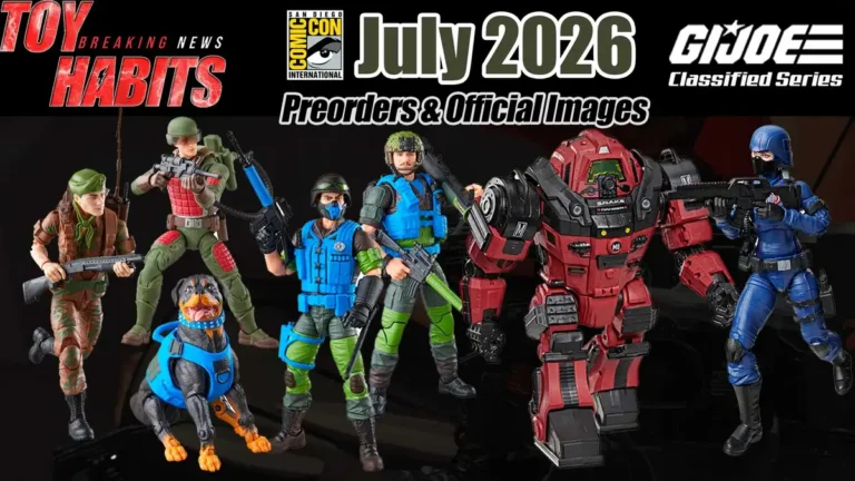 GI Joe Classified Series SDCC 2026 July Preorders and Official Images