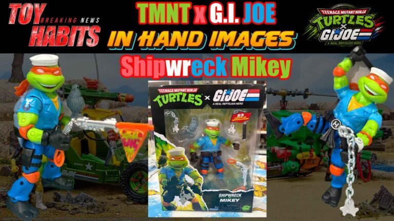 GI Joe Teenage Mutant Ninja Turtles Shipwreck Mikey In Hand Images