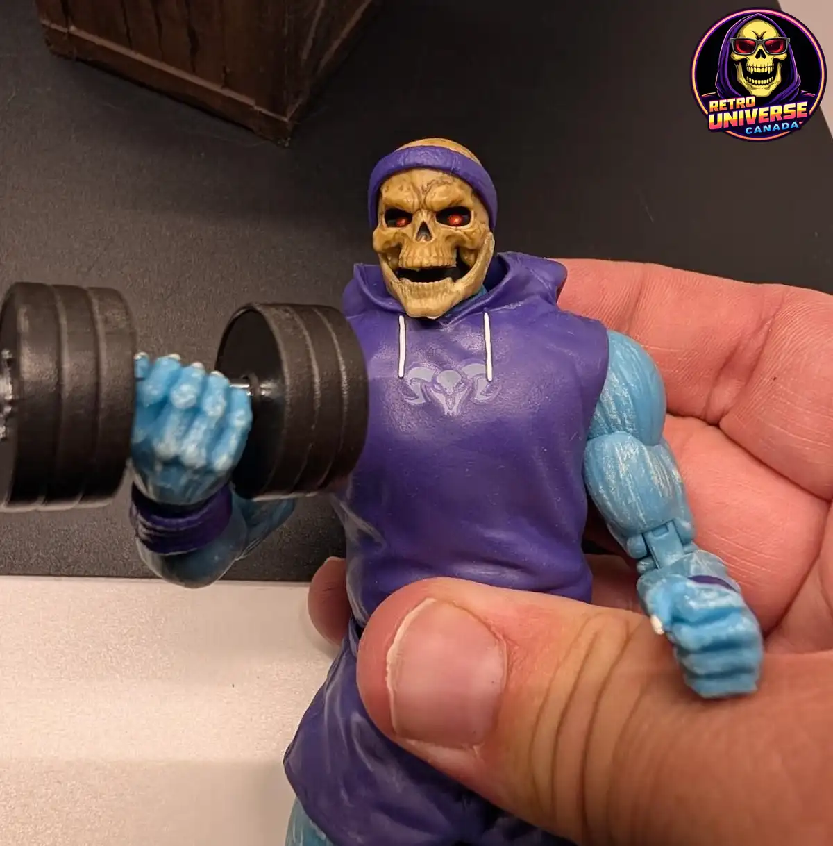 Gym Bro Skeletor MOTU Chronicles SDCC Exclusive In Hand Images 11
