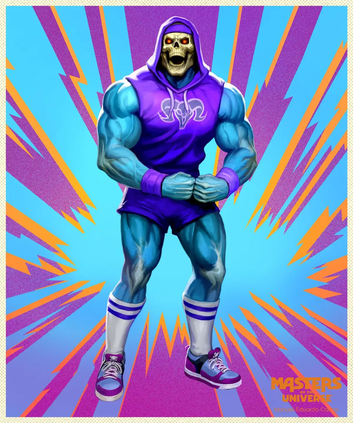 Gym Bro Skeletor workout 1