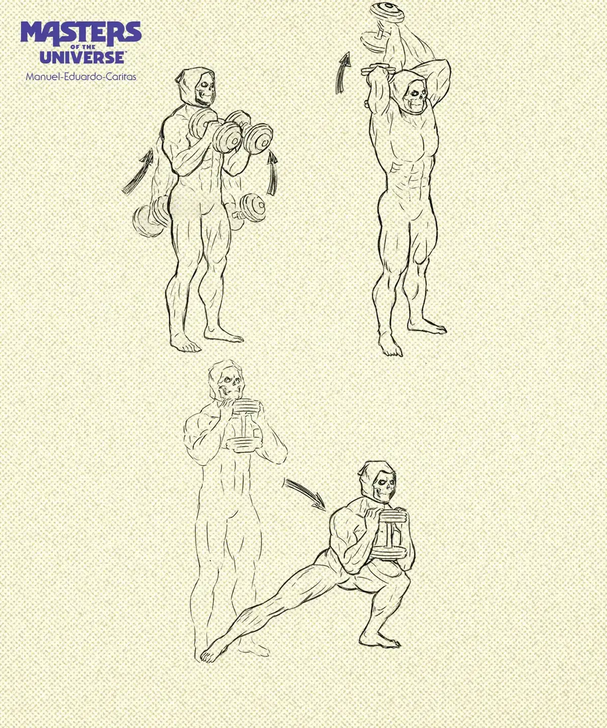 Gym Bro Skeletor workout 7a