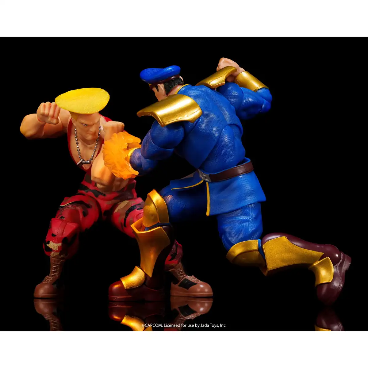 Jada Toys Street Fighter II Guile vs M. Bison 2 Pack Action Figure 02