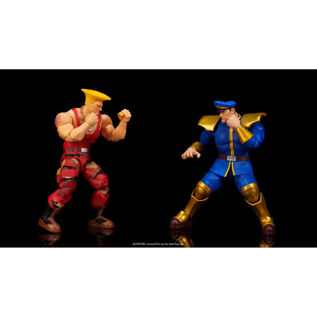 Jada Toys Street Fighter II Guile vs M. Bison 2 Pack Action Figure 03