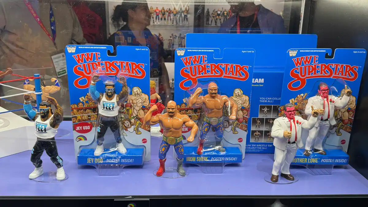 LJN WWE Superstars SDCC 2026 Booth Images and Reveals 2
