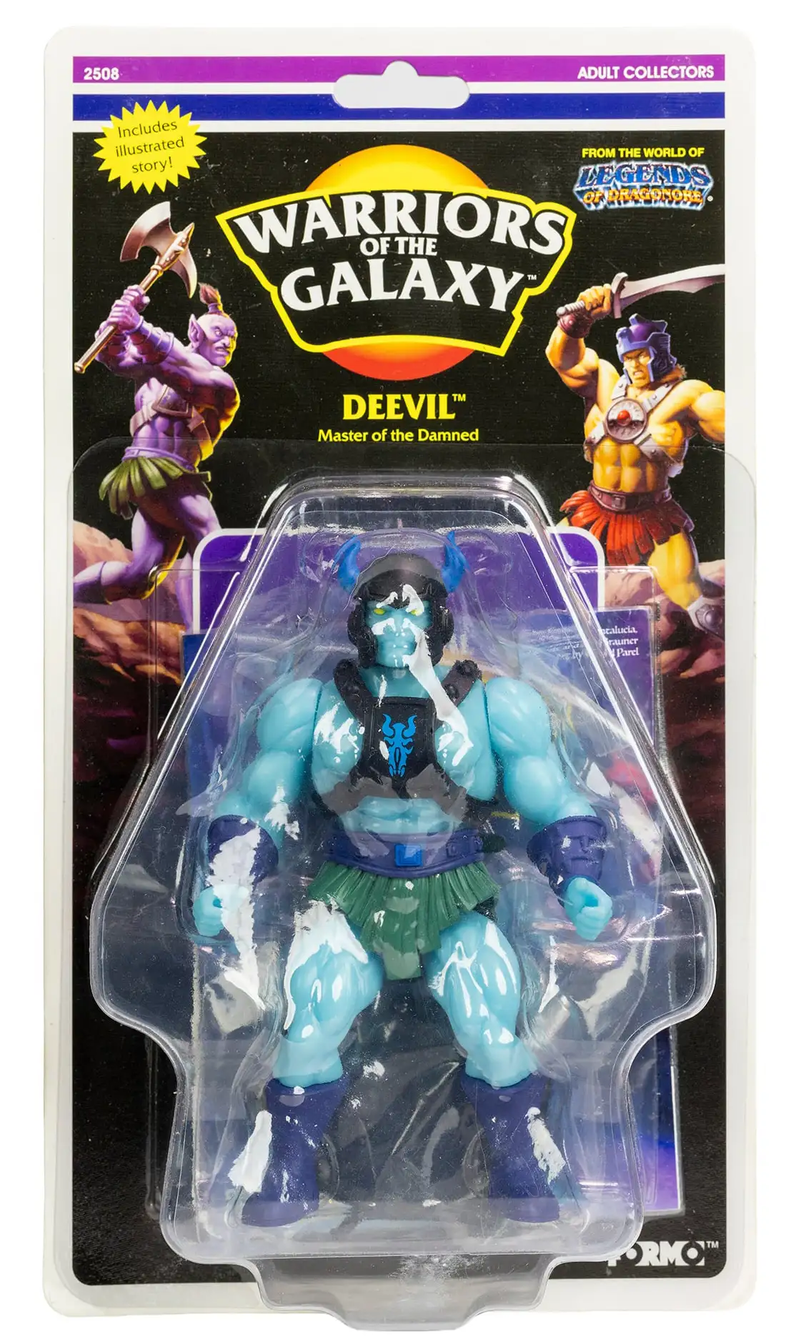 Legends of Dragonore Warriors of the Galaxy Deevil Action Figure 14