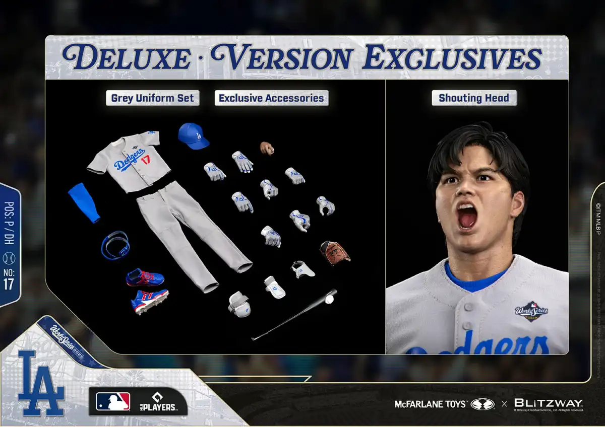MLB SportsPicks Shohei Ohtani (Deluxe Ver.) 1 6 Scale Action Figure 32