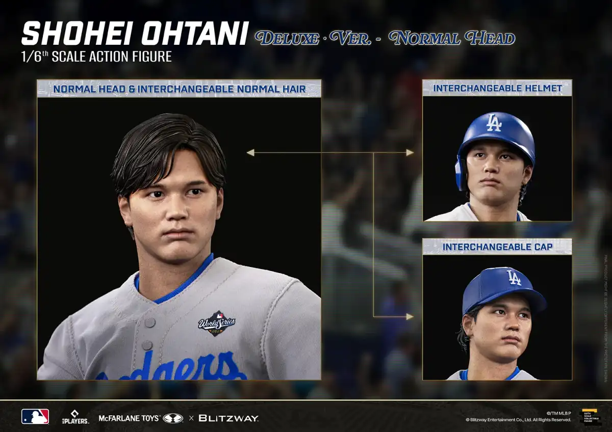 MLB SportsPicks Shohei Ohtani (Deluxe Ver.) 1 6 Scale Action Figure 34