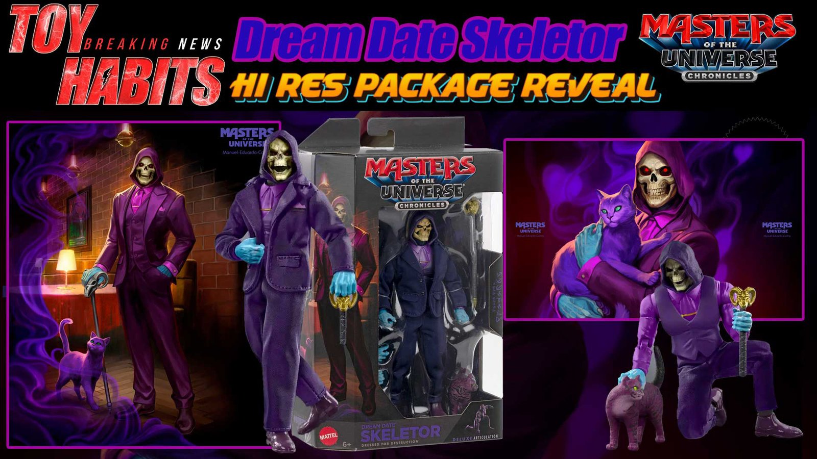 MOTU Chronicles Dream Date Skeletor Hi Res Package Reveal