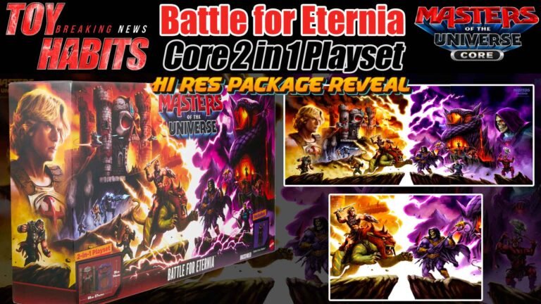 MOTU Core Battle For Eternia Playset Hi Res Package & Art Reveal