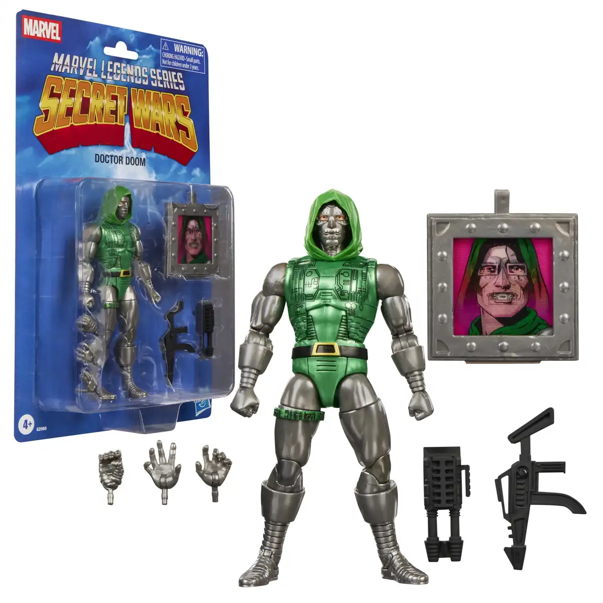 Marvel Legends Series Secret Wars Doctor Doom, Retro Fantastic Four Comics Collectible Action Figure (6 ) 01