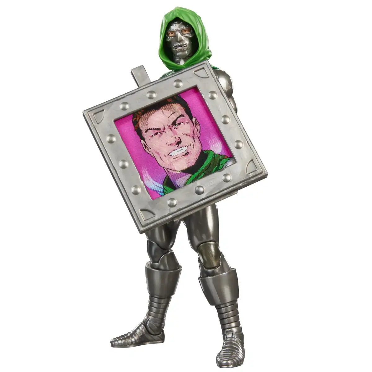 Marvel Legends Series Secret Wars Doctor Doom, Retro Fantastic Four Comics Collectible Action Figure (6 ) 05