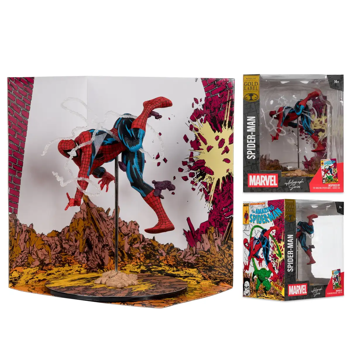Marvel Spider Man 1 10th Scale Collectible Autograph Series Gold Label (Amazing Spider Man #318) 07