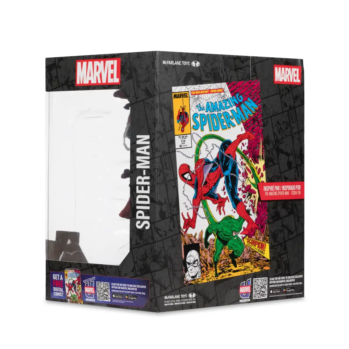 Marvel Spider Man 1 10th Scale Collectible Autograph Series Gold Label (Amazing Spider Man #318) 10