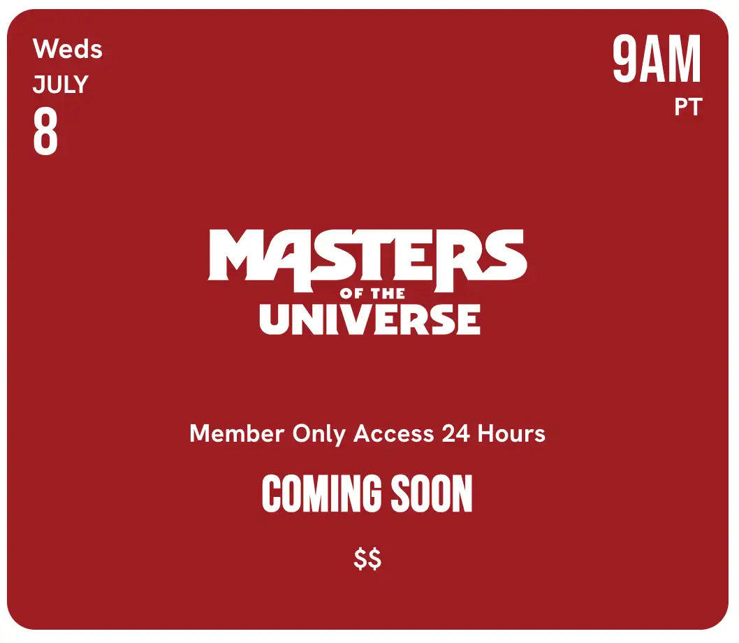 Masters of the Universe Mattel Creations July 8 2026 Drops