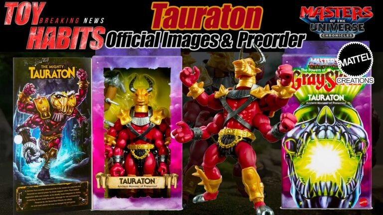 Masters of the Universe Origins Tauraton Official Images Revealed on Mattel Creations