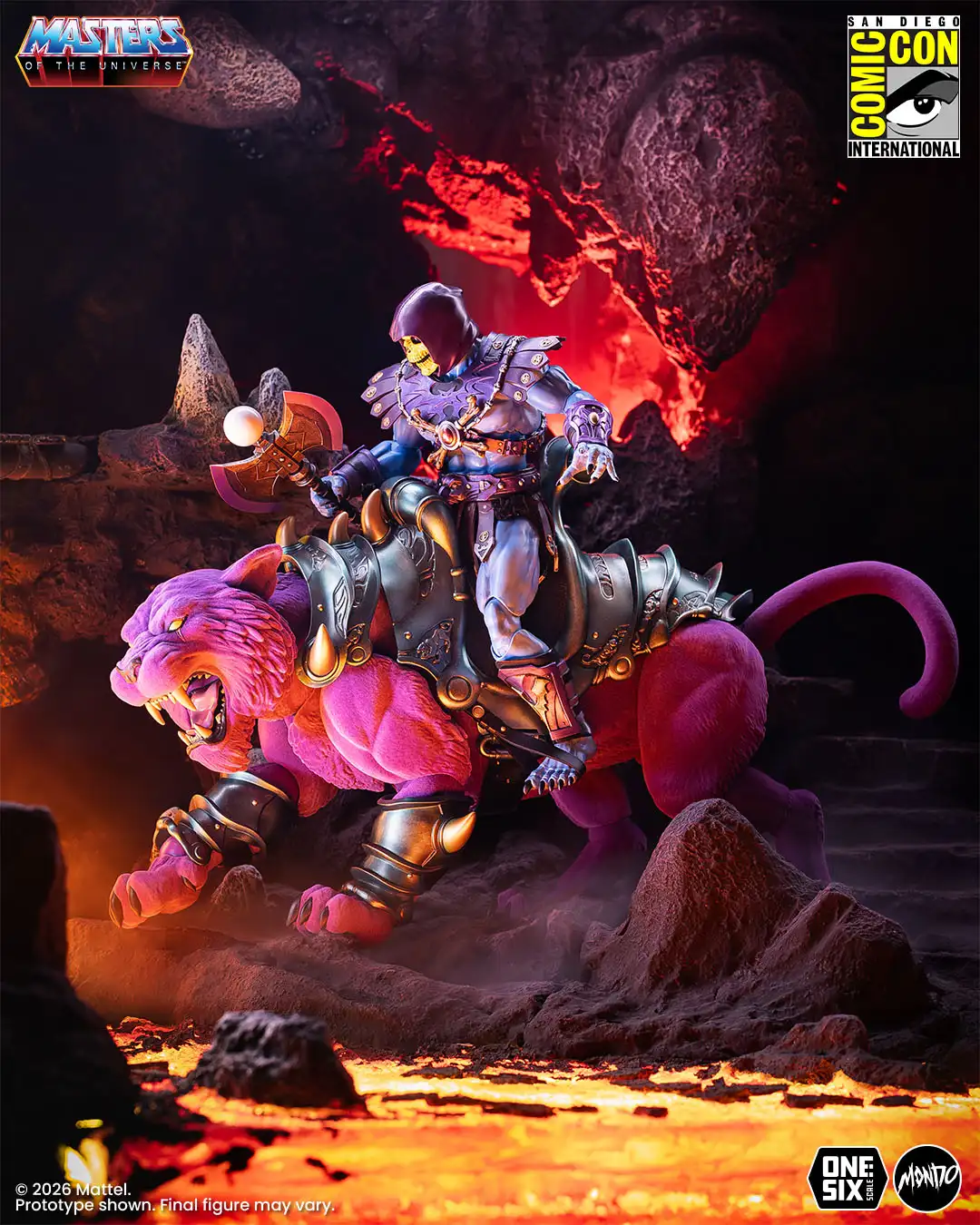 Masters of the Universe Panthor 1 6 Scale Figure Flocked Limited Edition 07