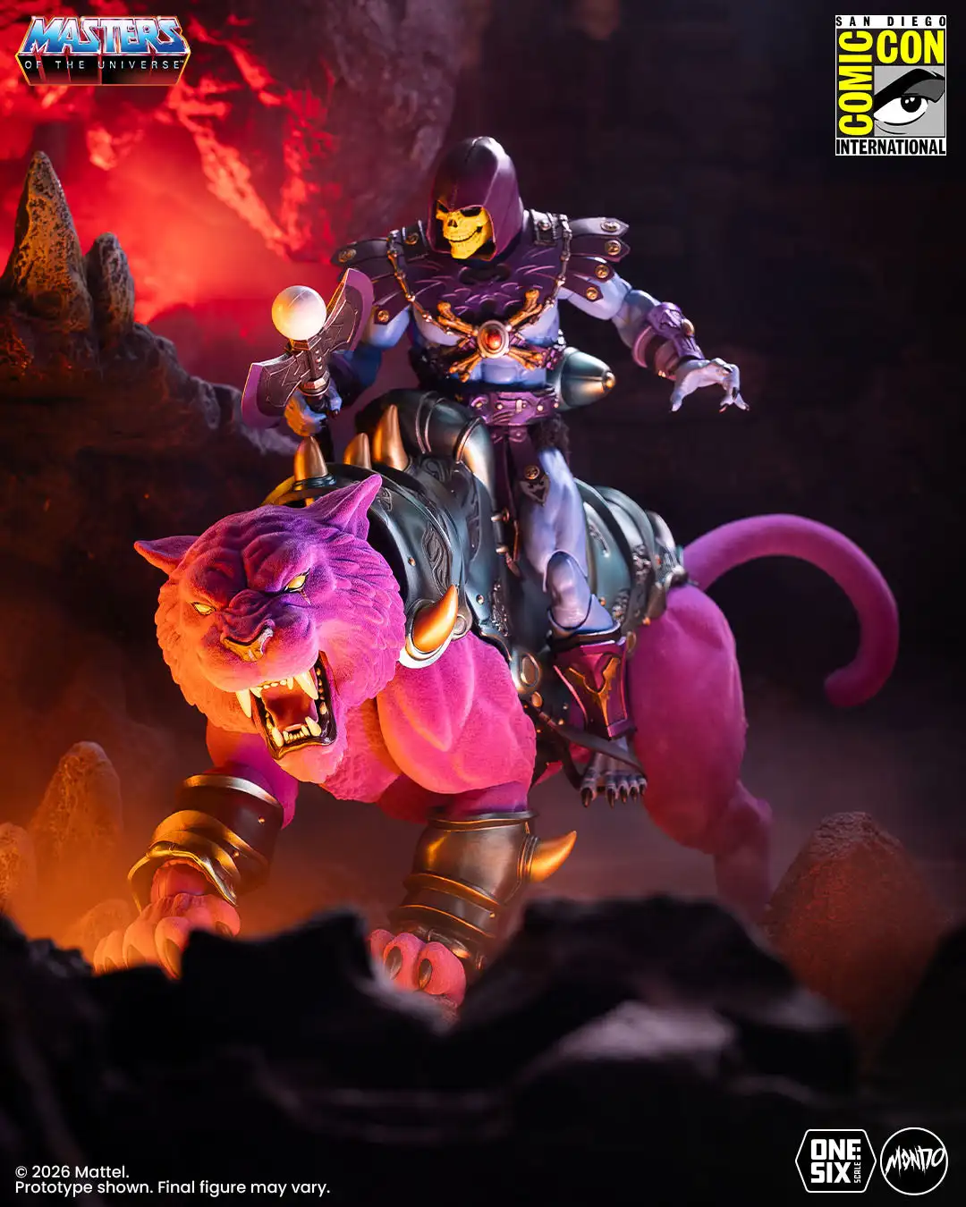 Masters of the Universe Panthor 1 6 Scale Figure Flocked Limited Edition 08