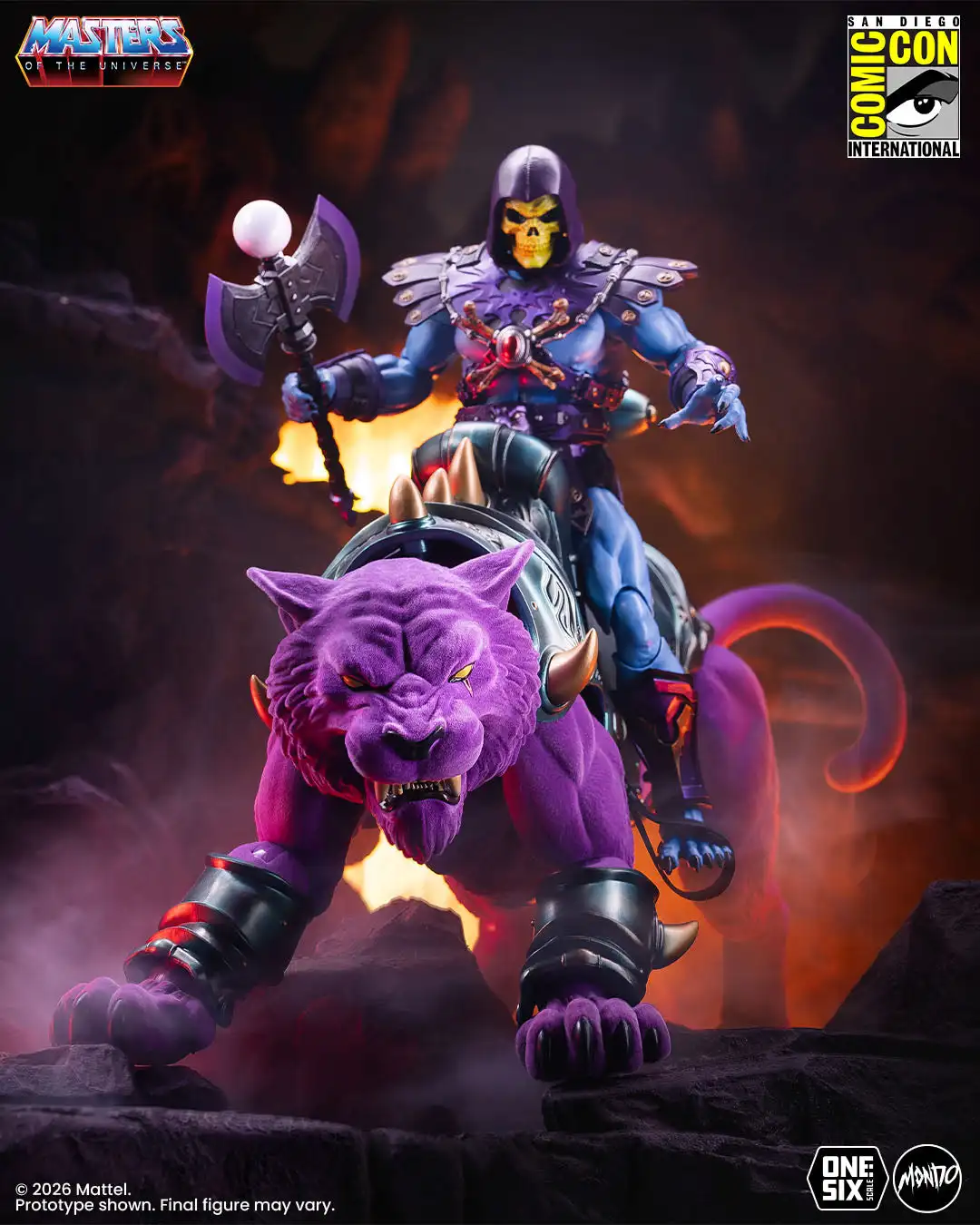 Masters of the Universe Panthor 1 6 Scale Figure Flocked Limited Edition 11
