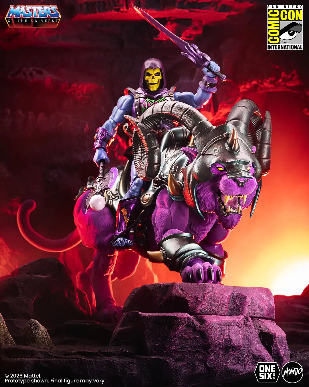 Masters of the Universe Panthor 1 6 Scale Figure Flocked Limited Edition 14