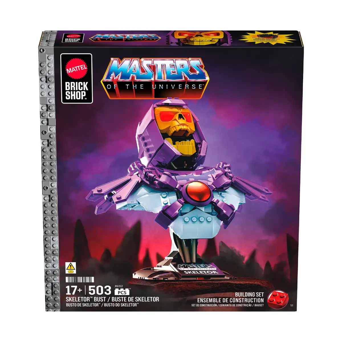 Mattel Brick Shop Masters of the Universe Buildable Skeletor Bust 08