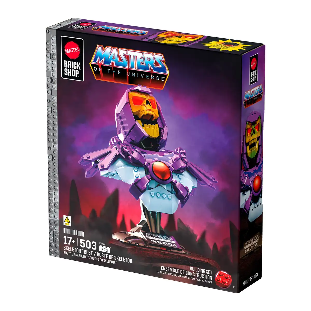 Mattel Brick Shop Masters of the Universe Buildable Skeletor Bust 10