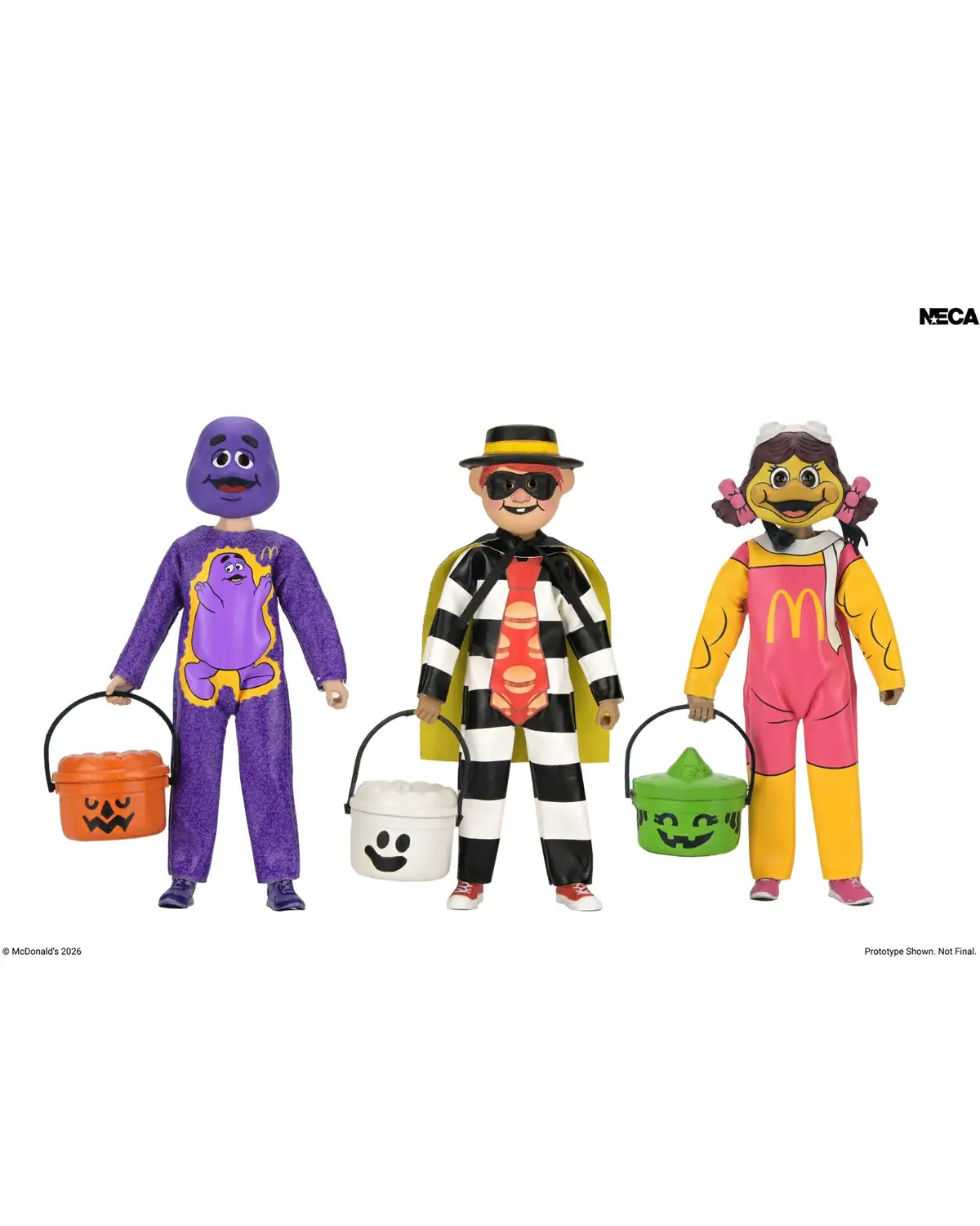McDonald's x Ben Cooper McDonald's Costume Figure Series (Grimace, Hamburglar & Birdie the Early Bird) 01
